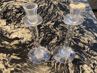 Waterford Crystal wave candlesticks