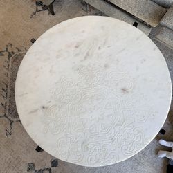 White Marble Table