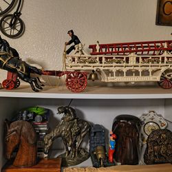 Horse drawn fire wagon $150