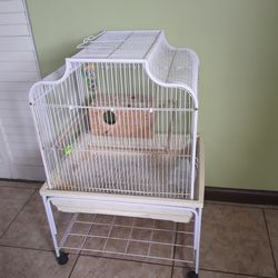 Bird cage, 3 feet tall , with 1 feet 10"