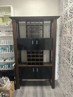 Zebra Wood Wine Rack