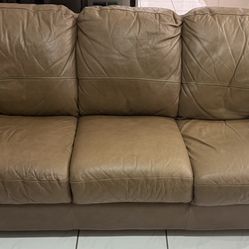 Real Leather Soft Set Used