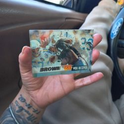 Raider Collectable Card Brown 