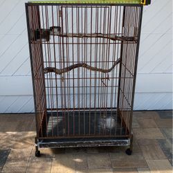 Large Bird Cage ( Used For 2 McCaws) 56x36x24