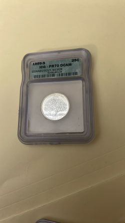 1999 S  Connecticut Silver Coin
