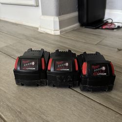 Milwaukee 5.0 Battery’s M18 (2 Left)