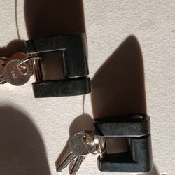Trailer Coupler Locks Two Locks Two Keys New