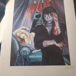 The Crow Vintage Art Signed James O'Barr