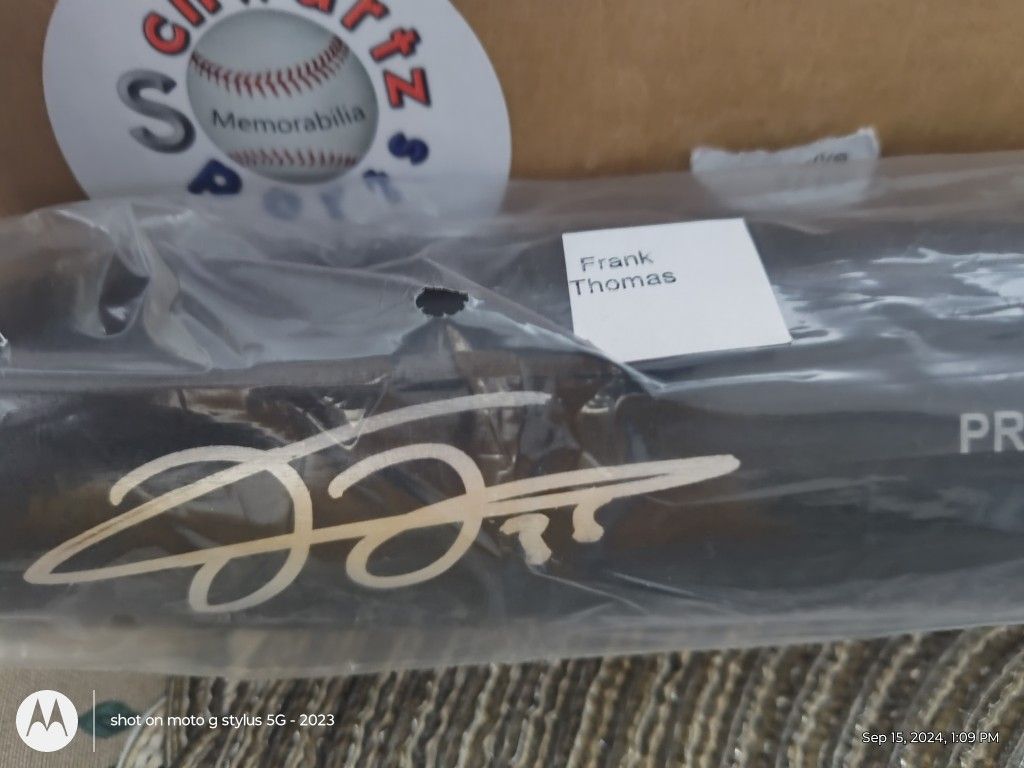 Frank Thomas Louisville Slugger Pro Black Baseball Bat