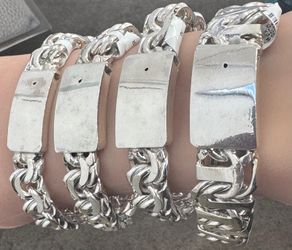 925 Sterling Silver Chino Link Bracelet