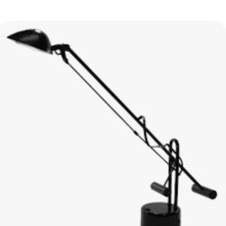 LEDU Counter-Balanced Halogen Arm Desk Lamp, 22-Inch,