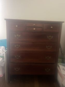 Solid wood tall Dresser