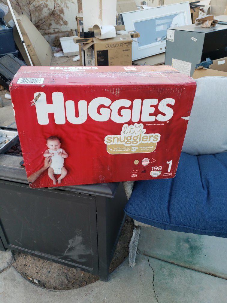 Huggies SIZE 1 Diapers Count 198