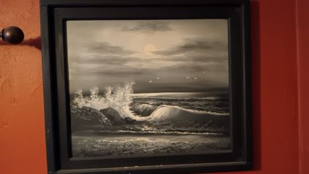 ocean oil painting