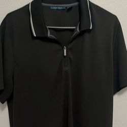 Perry Ellis Zip Up Shirt 