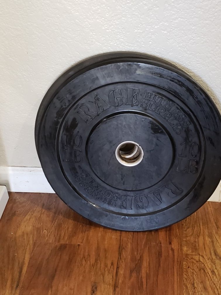 10lb Rage Bumper Plate Pair