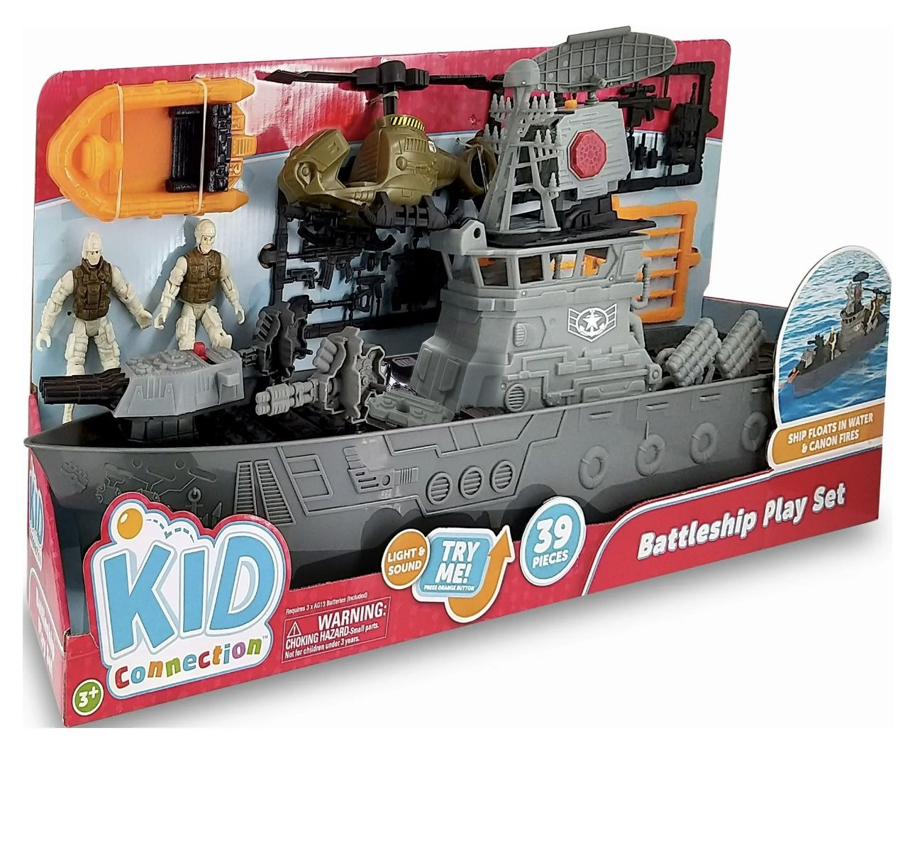 Kid Connection Battle Ship Playset
