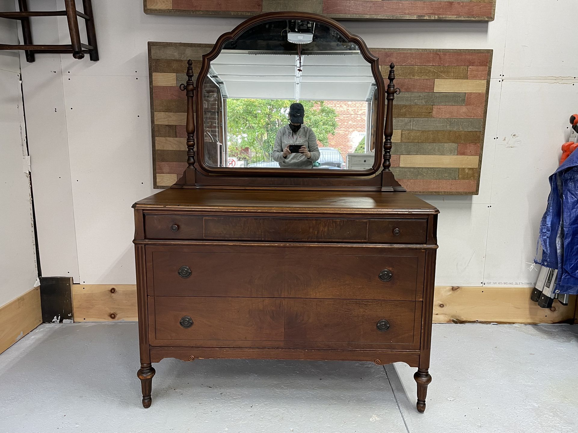 Gorgeous Antique Dresser with Mirror