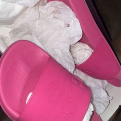 Pink Gucci Slides Size 37 Pick Up Only $200