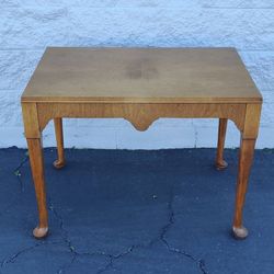 Vintage Console Coffee Tea Side Table Queen Anne Style