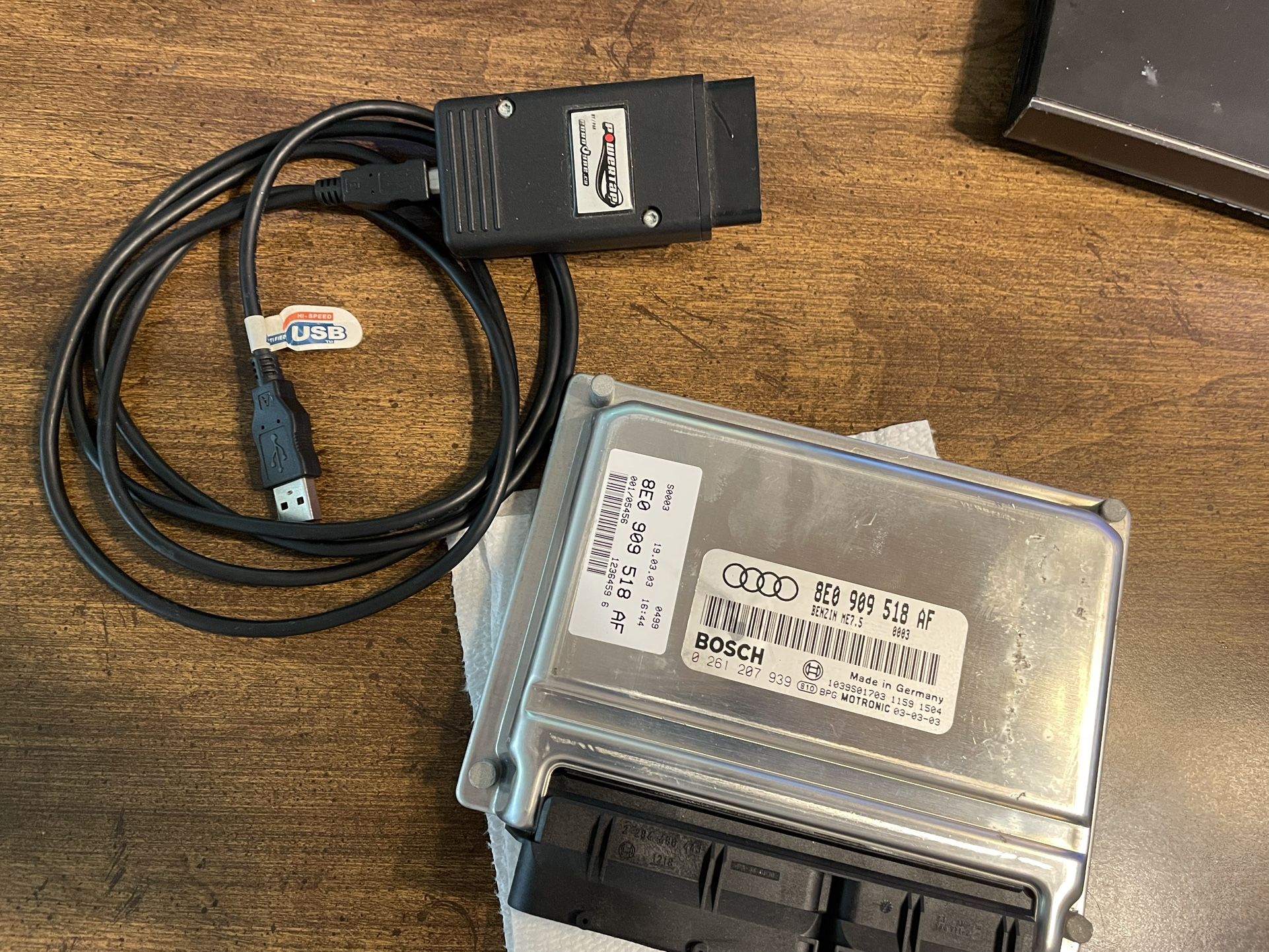 Audi A4 ECU  With Eurodyne Maestro 