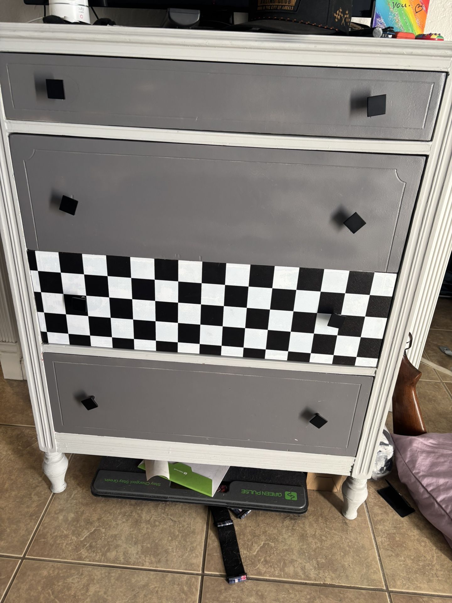 Dresser And Shelf Set