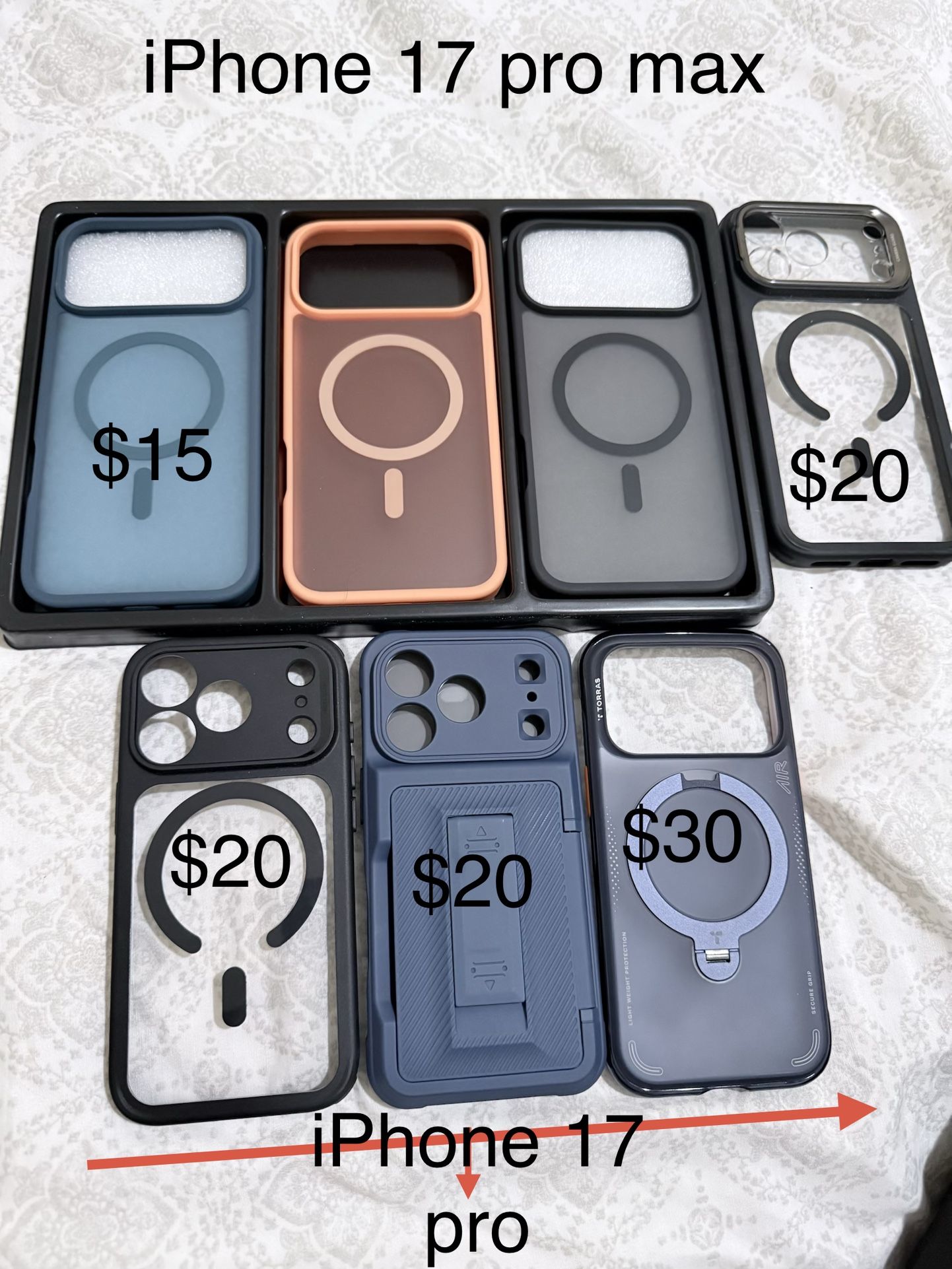 iPhone 17 Pro & 17 Pro Max Cases