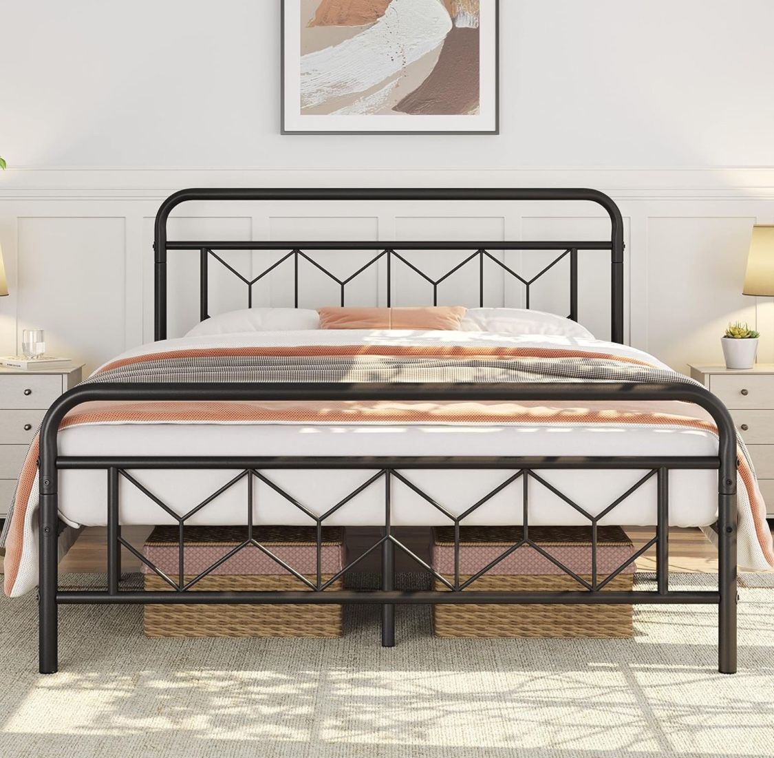 Black Queen Bed Frame 614058