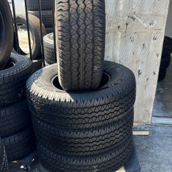 255/70/16 Goodyear Set Of 4 Tires 95% Installed And Balanced Set De 4 Llantas Como Nuevas Instaladas Y Balanceadas