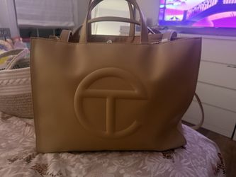 Telfar Medium Cream Shopping Bag