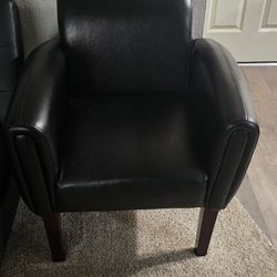 Faux Leather Chair