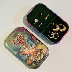 Pokemon Tin Jewelry Box