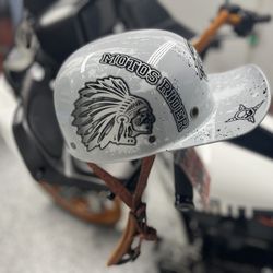 Gear Rider Baseball Style Motorcycle Helmet