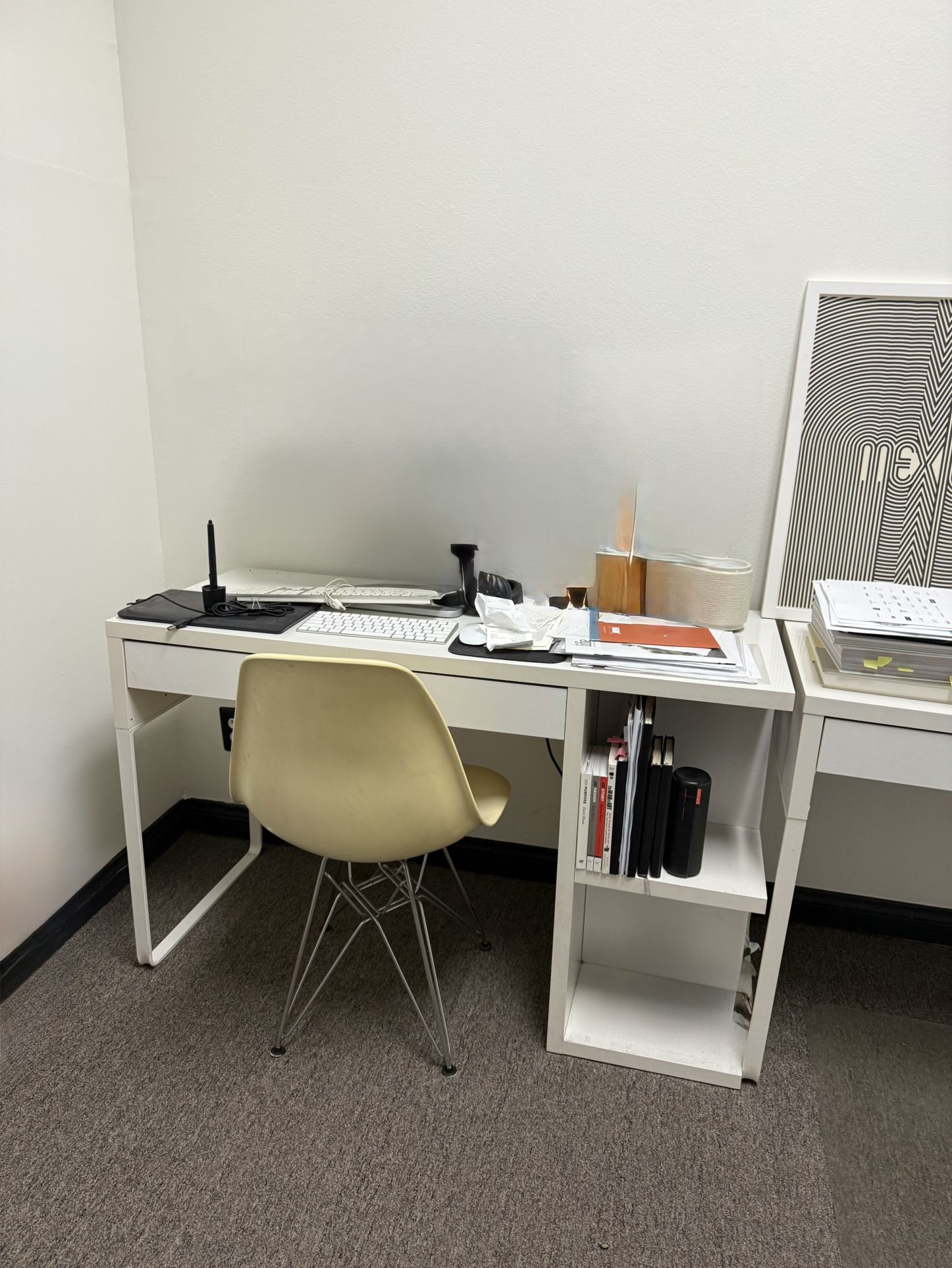 IKEA MICKE DESK WITH STORAGE
