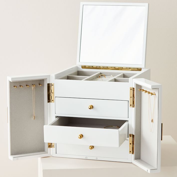West Elm Lacquer Jewelry Box
