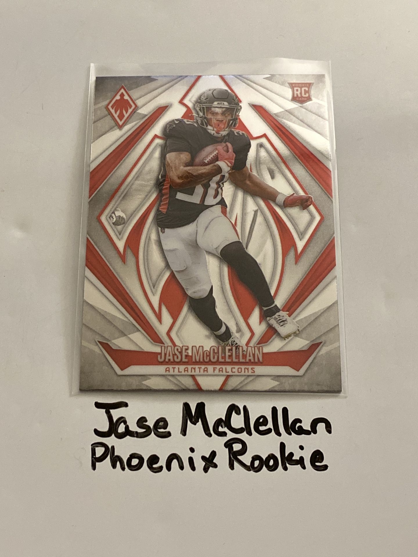 Jase McClellan Atlanta Falcons RB Phoenix Rookie Card. 