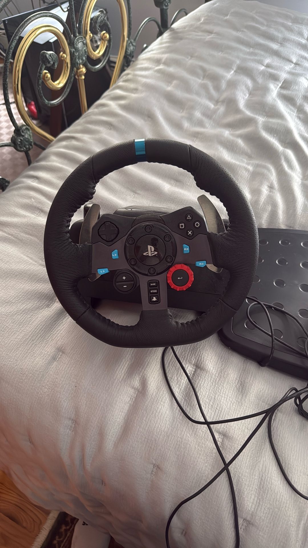 Logitech steering wheel and pedals