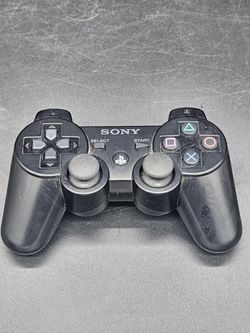 Sony Playstation 3 Controller PS3 Genuine Dualshock Black Original OEM No Cord