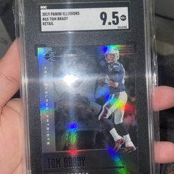 Tom Brady Panini Illusions SGC 9.5