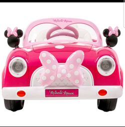 Huffy 6V Disney Minnie Mouse Convertible Ride-On Car with Remote Control - HOT
