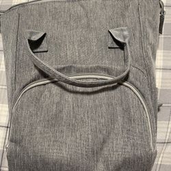 Brand New Gray Baby Diaper Bag