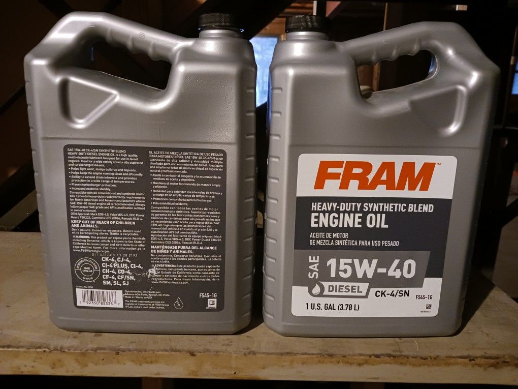 Synthetic Blend Motor Oil - 15w-40 HDEO