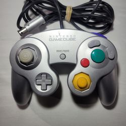 Gamecube Controller Platinum/Silver OEM tested