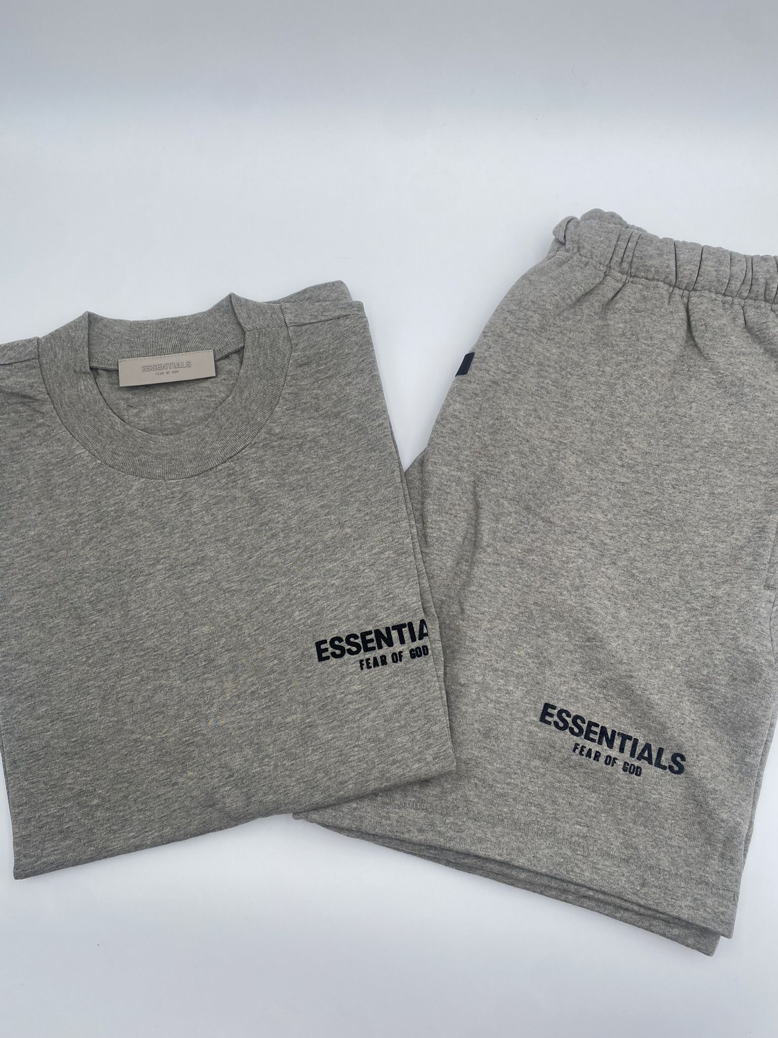 New Essentials Fear Of God “Dark Oatmeal” Shirt/Shirt Set Size S, M, L, XL