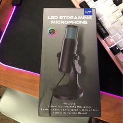 Led Streaming Microphone 