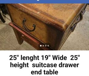 Solid wood suitcase drawer
