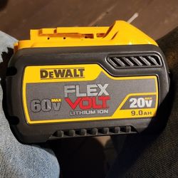 60V Max 9.0 AH Dewalt 20v Battery Trades only 