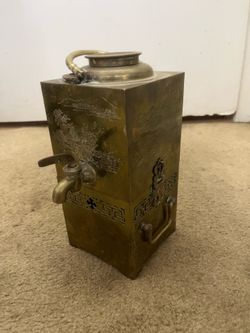 Antique original Chinese Brass Tea Samovar
