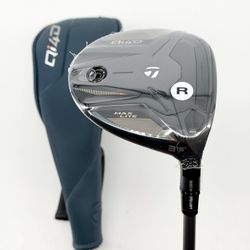 TaylorMade Qi4D Max Lite 3 Wood 15°  - REAX 45g R Flex Shaft - GP Tour Wrap