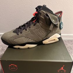 Travis Scott Olive 6 Men’s Shoes Size 12